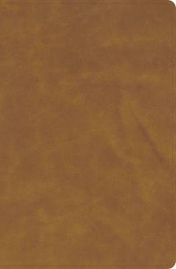 Picture of KJV Personal Size Bible, Holman Handcrafted Collection, Zipper Closure, Marbled Chestnut Premium Calfskin