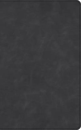 Picture of CSB Thinline Bible, Optimal Type, Holman Handcrafted Collection, Marbled Slate Premium Calfskin
