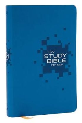 Picture of KJV Study Bible for Kids, Blue Leathersoft