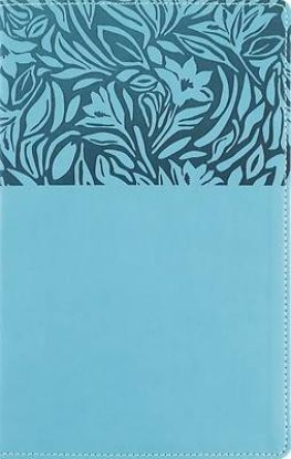Picture of Nasb, Personal Size Reference Bible, Large Print, Paragraph Style, Leathersoft, Teal, Red Letter, 1995 Text, Comfort Print