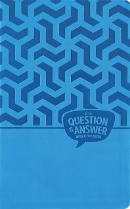 Picture of Nirv, Question and Answer Bible for Kids, Leathersoft, Blue, Comfort Print