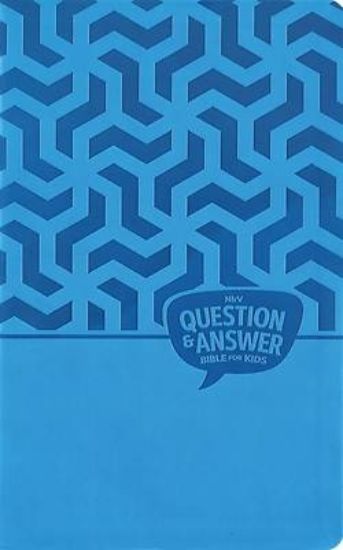 Picture of Nirv, Question and Answer Bible for Kids, Leathersoft, Blue, Comfort Print