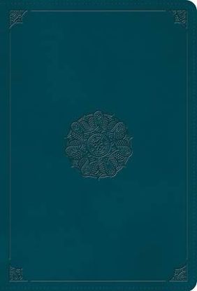 Picture of ESV Giant Print Thinline Bible (Trutone, Deep Teal, Emblem Design)