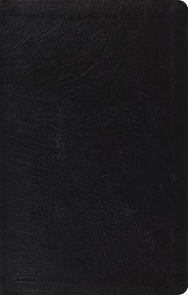 Picture of ESV Large Print Thinline Reference Bible (Genuine Leather, Black)