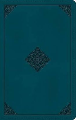 Picture of ESV Giant Print Personal Size Bible, Red Letter (Trutone, Deep Teal, Emblem Design)