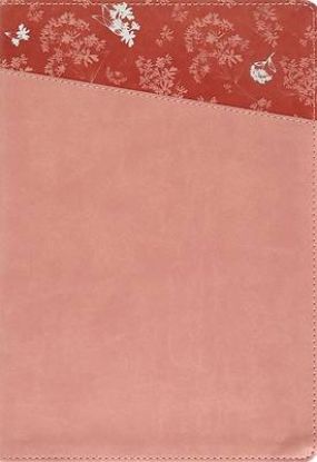 Picture of Niv, Thinline Bible, Large Print, Leathersoft, Pink, Red Letter, Thumb Indexed, Comfort Print