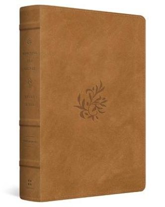 Picture of ESV Applying the Gospel Study Bible for Women (Trutone, Nubuck Caramel, Tender Branch Design)