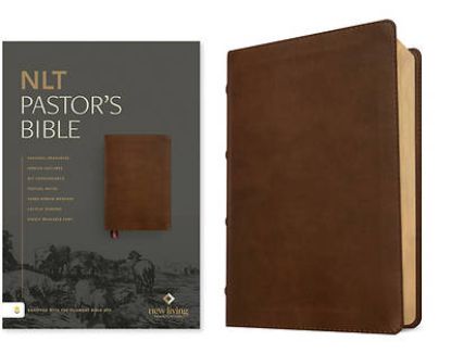 Picture of NLT Pastor's Bible, Filament Enabled (Leatherlike, Brown, Red Letter)