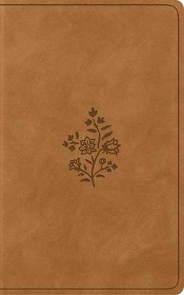 Picture of ESV Vest Pocket New Testament with Psalms and Proverbs, Red Letter (Trutone, Nubuck Caramel, Wildflower Design)