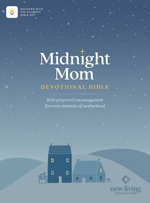 Picture of NLT Midnight Mom Devotional Bible (Softcover, Red Letter, Filament Enabled)