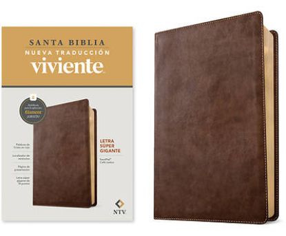 Picture of Biblia Letra Súper Gigante Ntv, Con Filament (Sentipiel, Café Rústico, Letra Roja)