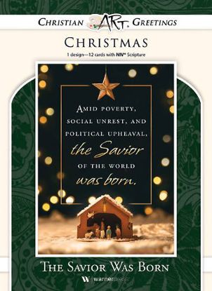 Picture of The Savior Was Born Assorted Christmas Boxed Cards