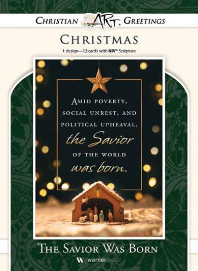 Picture of The Savior Was Born Assorted Christmas Boxed Cards