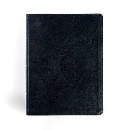 Picture of CSB Study Bible, Large Print, Digital Study Edition, Black Leathertouch, Indexed