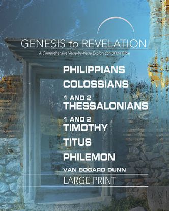 Picture of Genesis to Revelation Philippians Colossians 1-2 Thessalonians Participant
