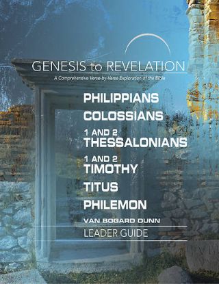 Picture of Genesis to Revelation Philippians Colossians 1 and 2 Thessalonians 1 and 2 Timothy Titus Philemon Leader Guide