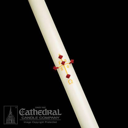 Picture of Cathedral Plain Paschal Candle