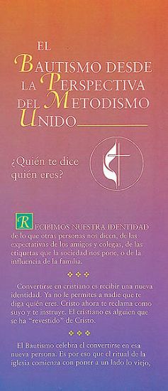 Picture of El Bautismo desde la perspectiva del Metodismo Unido - folleto electronico