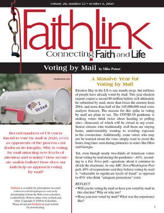 Picture of Faithlink - Voting by Mail (10/4/2020)
