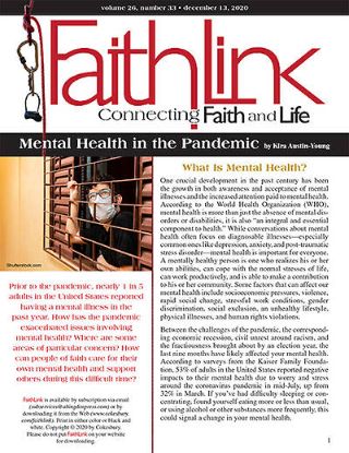 Picture of Faithlink - Mental Health in the Pandemic (12/13/2020)