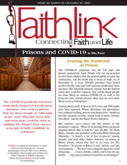 Picture of Faithlink - Prisons and COVID-19 (12/27/2020)