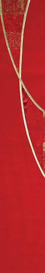 Picture of Helix Red Dupioni Lectern Scarves (Pair)