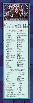 Picture of Books of the Bible Bookmark (Pkg of 25)