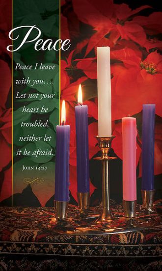 Picture of Peace I leave with You Advent Banner 3x5 Vinyl
