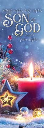 Picture of Silent Night, Holy Night Banner 2x6 Vinyl