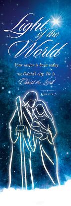 Picture of Light of the World Christmas Banner 2 x 6 Vinyl