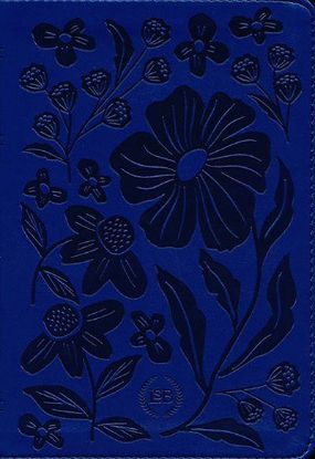 Picture of LSB Compact Edition Bible Blue Floral Faux Leather