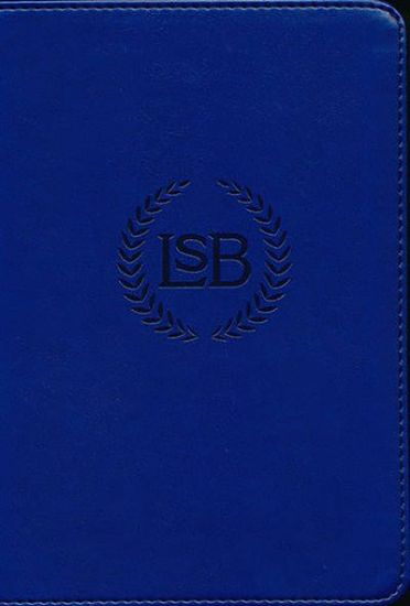 Picture of LSB Compact Edition Bible Blue Faux Leather