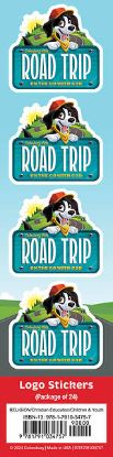 Picture of VBS 2025 Road Trip Logo Stickers (Pkg of 24)
