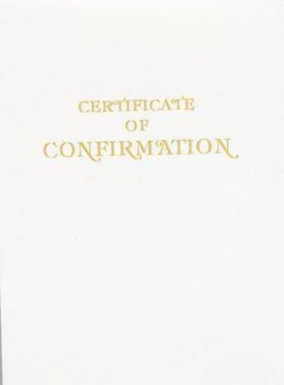 Picture of Contemporary Steel-Engraved Confirmation Certificate (Pkg of 3)