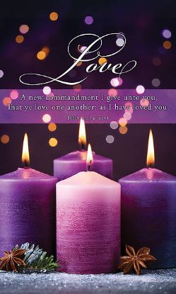 Picture of Banner Love a New Commandment Advent 3 x 5 Vinyl