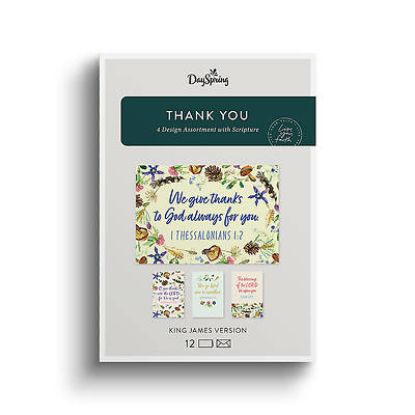 Picture of Thank You Simple Nature Boxed Cards - Box of 12