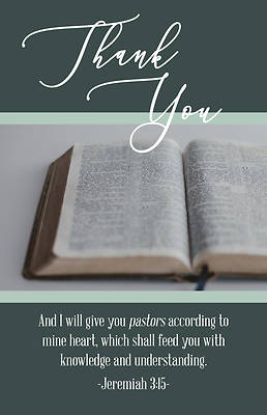 Picture of PKG 100 Pastor Appreciation Thank You Bulletin