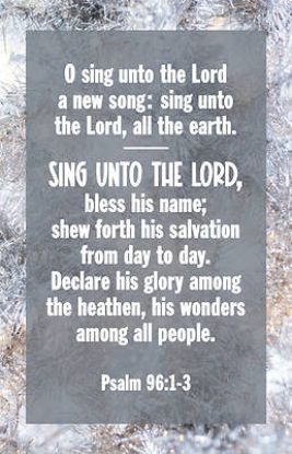 Picture of O Sing Unto the Lord New Year Bulletin Pack of 100