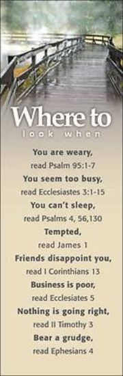 Picture of Where to Look Topics #3 Bookmark