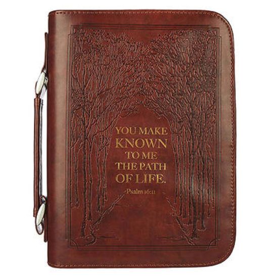 Picture of Classic Bible Cover Large Luxleather Path of Life - Psa 16