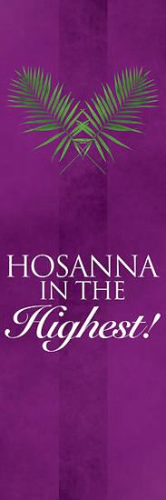 Picture of Passion Cross 18 Inch x 5 Feet Banner