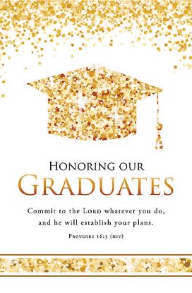 Picture of Honoring Our Graduates Graduation Regular Size Bulletin