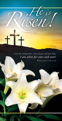 Picture of Easter He Is Risen! 3' x 5' Banner Vinyl