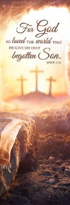 Picture of Easter For God so Loved the World 2' x 6' Banner Vinyl